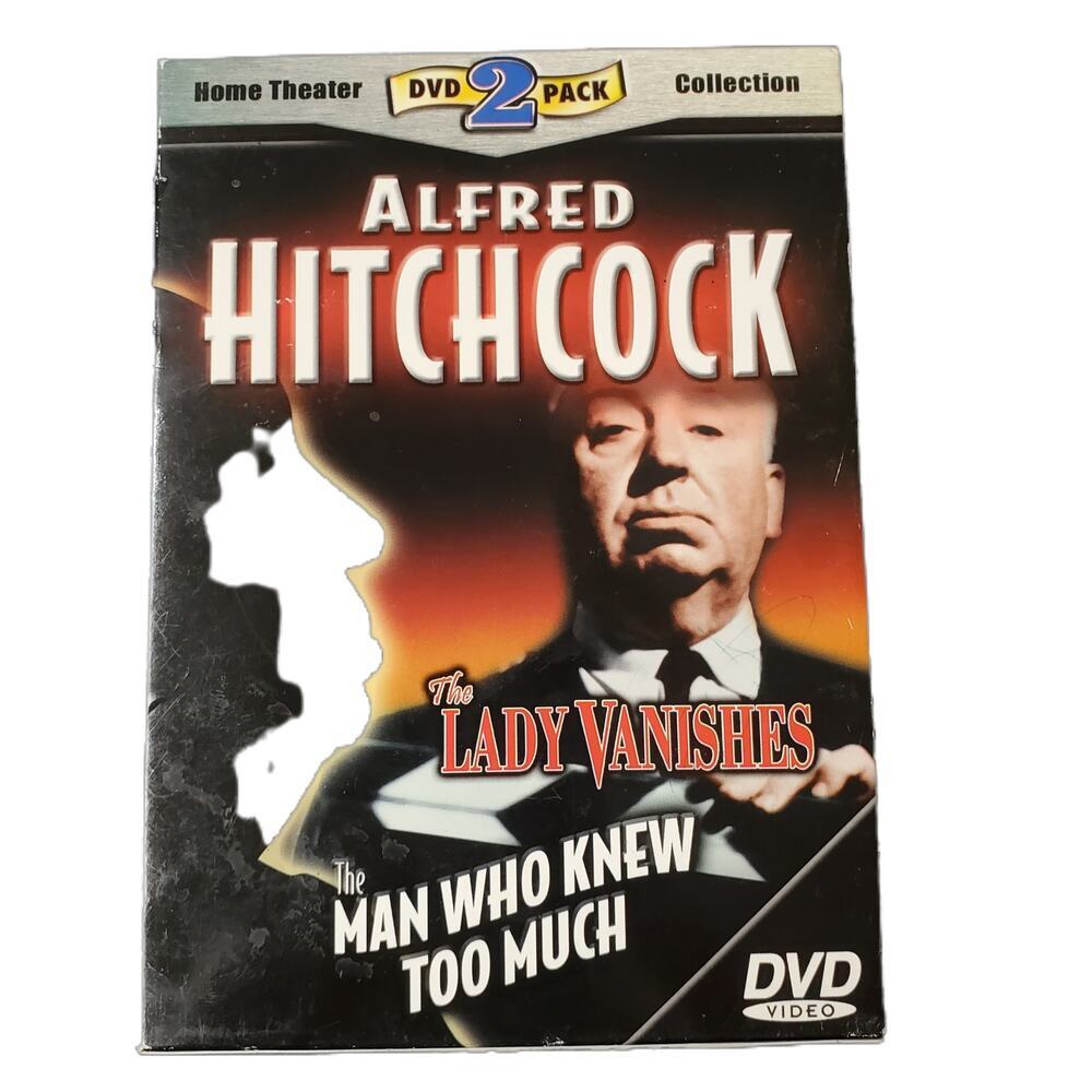 Alfred Hitchcock DVD Set 2 Movies Lady Vanishes & Man Who Knew Too Much‎